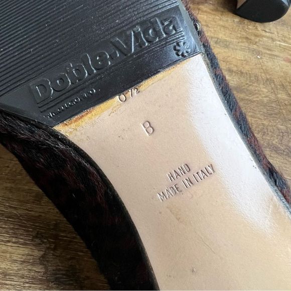 Walter Steiger booties Womens Animal Printed fur Hair Pointed Toe Brown 8.5B - Picture 8 of 11